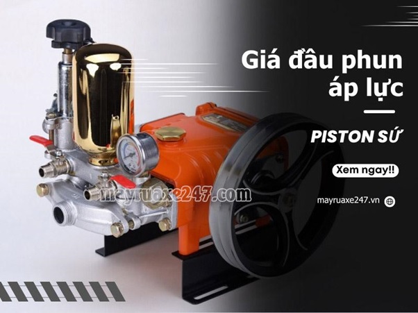 Bảng Giá Đầu Phun Áp Lực Piston Sứ Mới Nhất 2025
