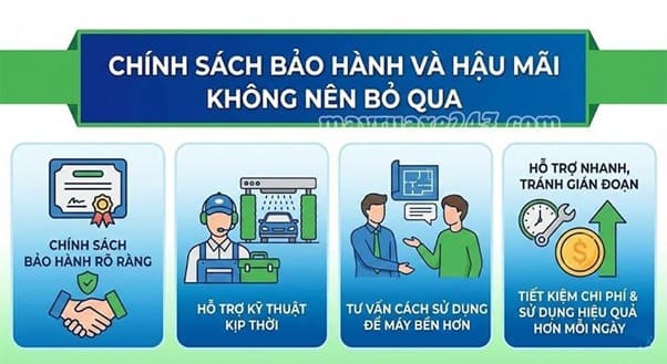 Quan tâm đến chính sách bảo hành Quan tâm đến chính sách bảo hành