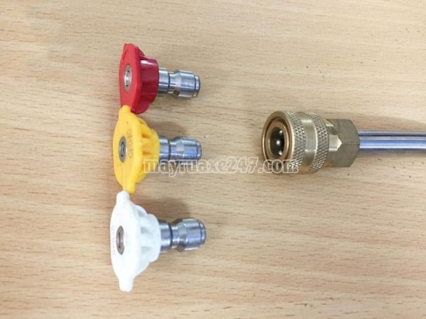 Chỉnh &aacute;p suất m&aacute;y rửa xe bằng b&eacute;c phun