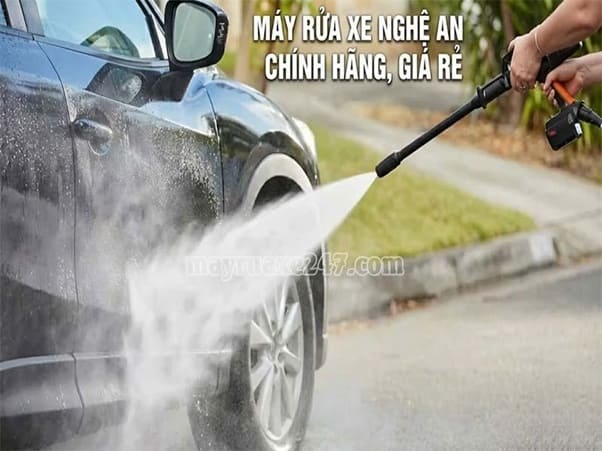 Chọn mua m&aacute;y rửa xe Nghệ An ch&iacute;nh h&atilde;ng, gi&aacute; tốt