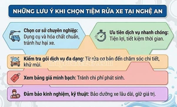 Những lưu ý quan trọng khi chọn địa chỉ rửa xe Nghệ An Những lưu ý quan trọng khi chọn địa chỉ rửa xe Nghệ An