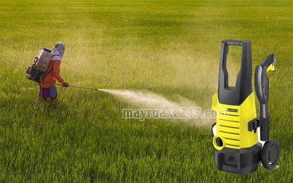 Hướng dẫn d&ugrave;ng m&aacute;y rửa xe phun thuốc