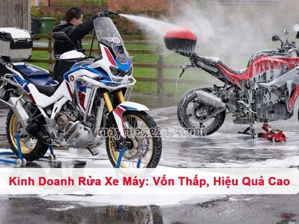 kinh doanh rửa xe m&aacute;y
