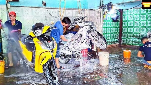 Lưu &yacute; khi t&igrave;m tiệm rửa xe m&aacute;y