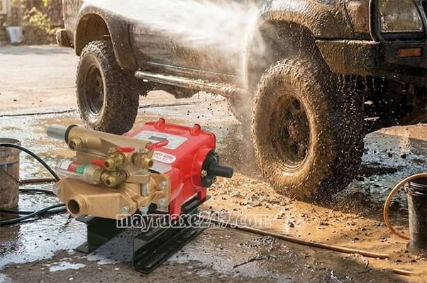 M&aacute;y rửa xe d&acirc;y curoa 1.5 hp LU SHYONG LS-26