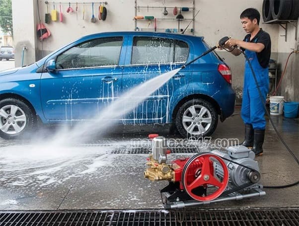 Máy rửa xe dây đai Máy rửa xe dây đai
