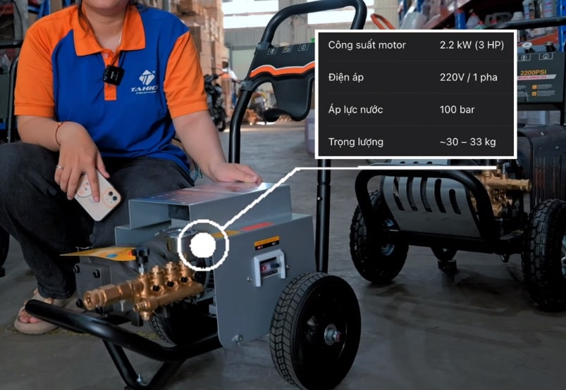 Máy rửa xe Lutian 80/2.2