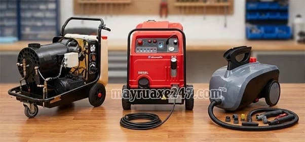Máy rửa xe hơi nước nóng Máy rửa xe hơi nước nóng