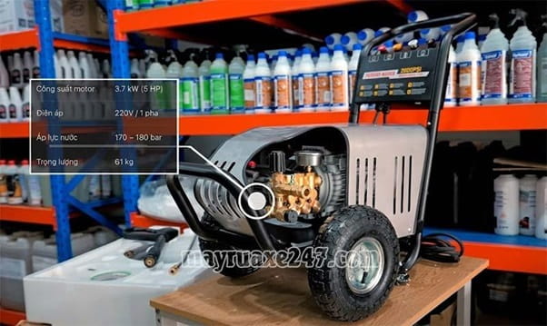 M&aacute;y rửa xe cao &aacute;p Lutian 15M26-3.7S2 Vũng T&agrave;u