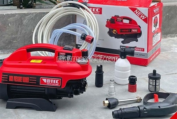 Thiết kế gọn nhẹ, tối ưu ở máy rửa xe mini Btec