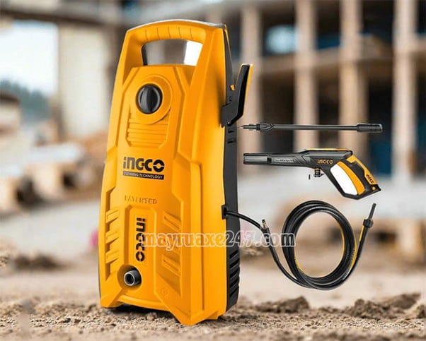 m&aacute;y rửa xe phun thuốc Ingco