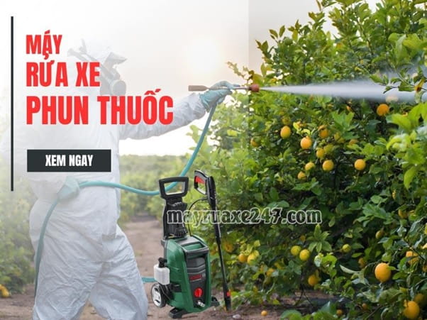 m&aacute;y rửa xe phun thuốc