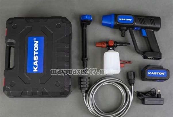Máy rửa xe pin cầm tay Kaston Máy rửa xe pin cầm tay Kaston