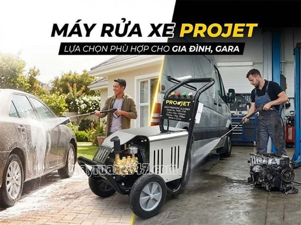 M&aacute;y xịt rửa xe Projet