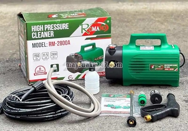 Máy rửa xe 2800W Romano