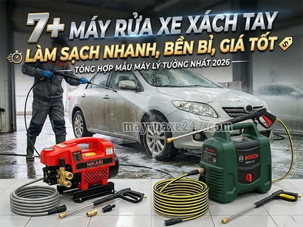 m&aacute;y rửa xe x&aacute;ch tay