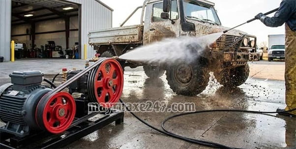 M&aacute;y rửa xe d&acirc;y đai