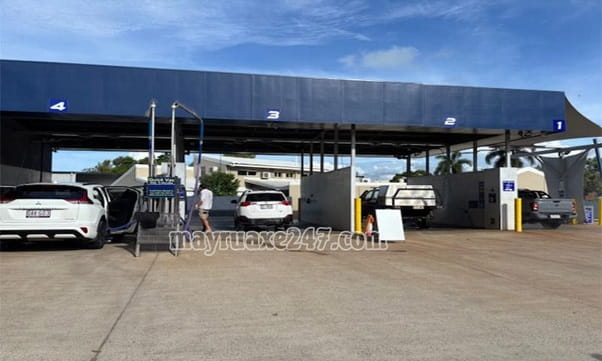 mô hình cafe rửa xe mô hình cafe rửa xe