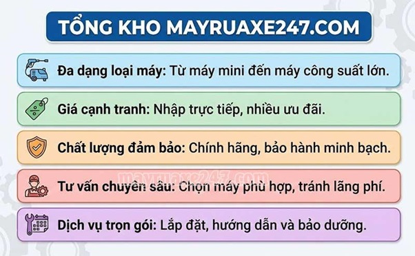 Đầu tư máy rửa xe mới - yên tâm về chất lượng, sử dụng nhiều năm Đầu tư máy rửa xe mới - yên tâm về chất lượng, sử dụng nhiều năm