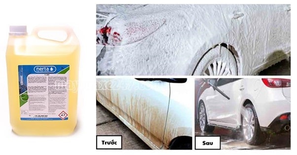 Nước rửa xe kh&ocirc;ng chạm tay Nerta High Foam Cleaner