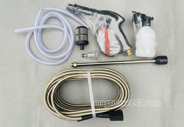 Xem x&eacute;t đến phụ kiện m&aacute;y rửa xe đi k&egrave;m