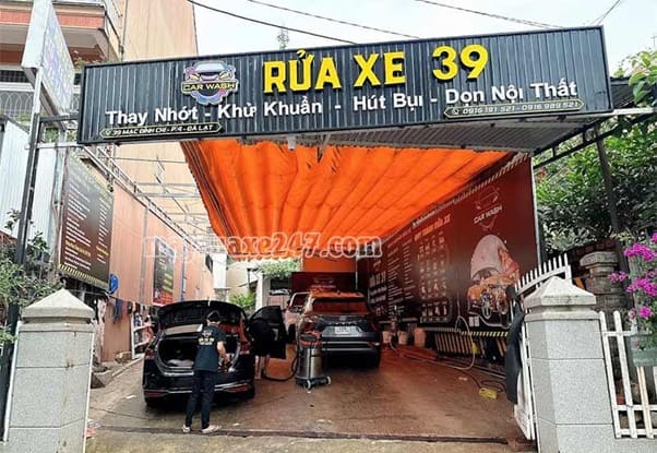 Rửa xe 39 Đ&agrave; Lạt