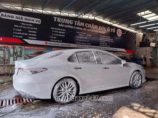 Tiệm rửa xe B&igrave;nh Dương 368