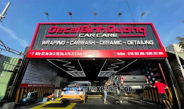 Decal B&igrave;nh Dương Car Care