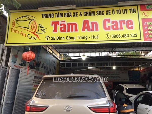 Rửa xe &ocirc; t&ocirc; ở Huế - Trung t&acirc;m T&acirc;m An