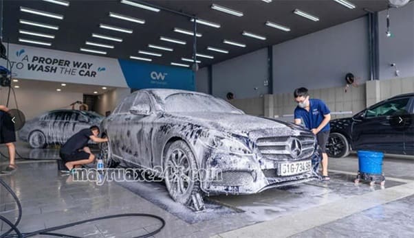 Rửa xe quận 2 Aerowash Headquarter