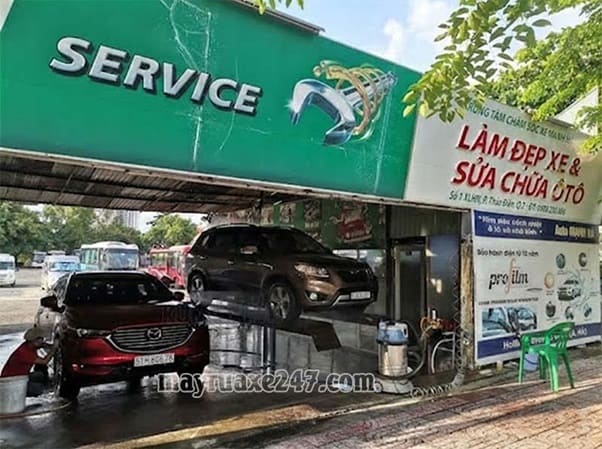 Dịch vụ rửa xe quận 2 Mạnh H&agrave;
