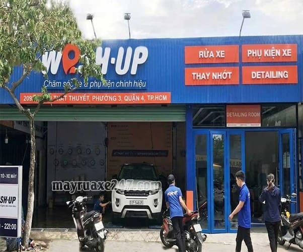 Rửa xe &ocirc; t&ocirc; tại Quận 4 Wash-Up