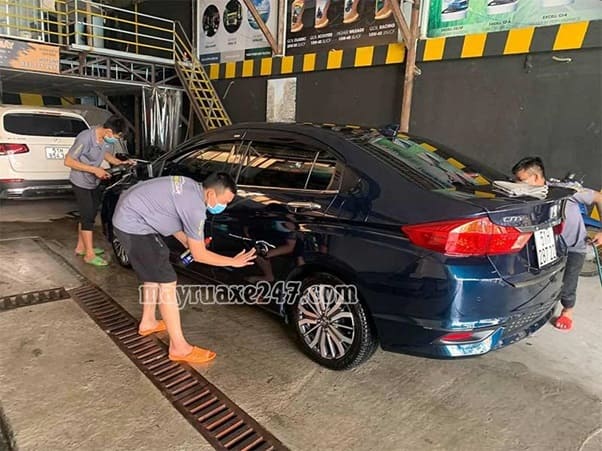 Rửa xe quận 6 Thi&ecirc;n Wash Super Car