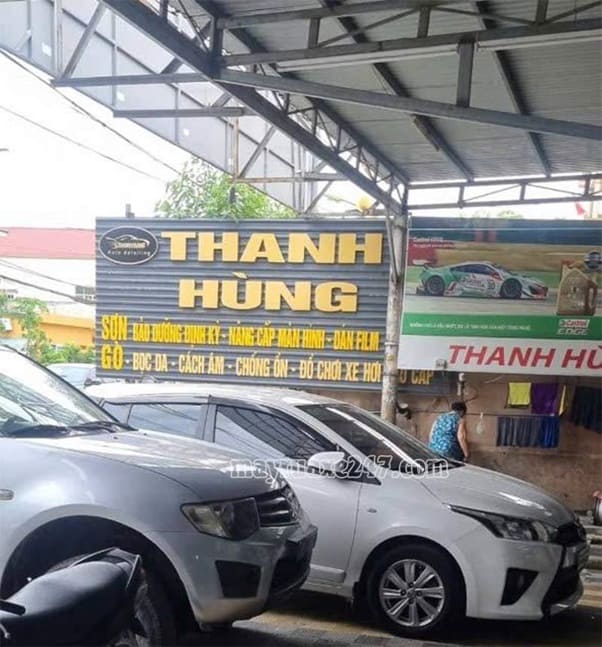 Qu&aacute;n rửa xe Thanh H&ugrave;ng