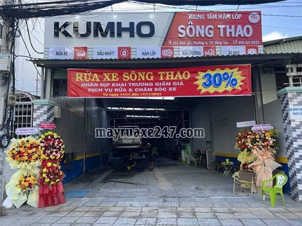 Rửa xe S&ocirc;ng Thao Vũng T&agrave;u