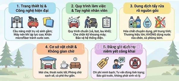 Rửa xe tại đ&agrave; lạt