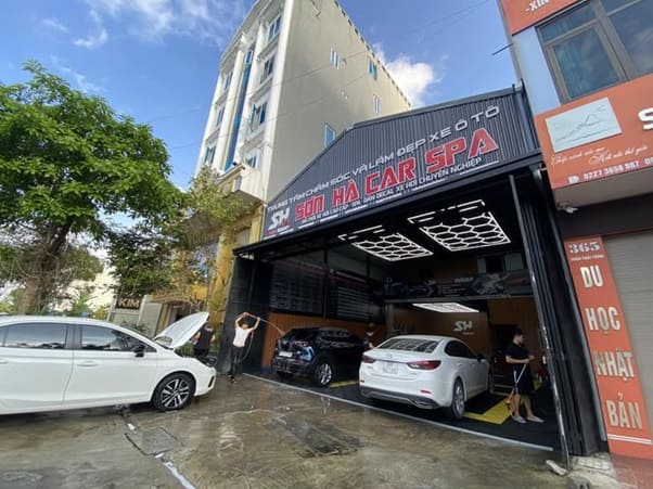 Rửa xe Sơn H&agrave;