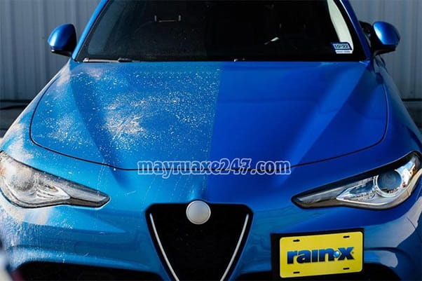 Trước v&agrave; sau khi sử dụng nước rửa xe Anaquat