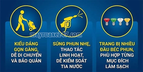 Thiết kế đơn giản, thuận tiện thao t&aacute;c