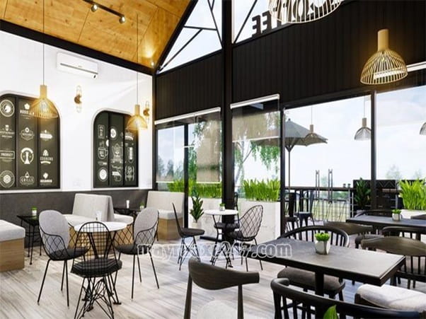 thiết kế quán cafe rửa xe thiết kế quán cafe rửa xe