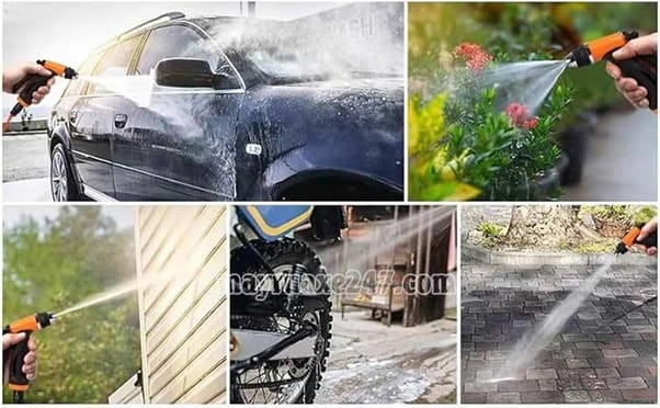 Hiệu suất phun xịt mạnh, ứng dụng cho nhiều công việc khác nhau Hiệu suất phun xịt mạnh, ứng dụng cho nhiều công việc khác nhau