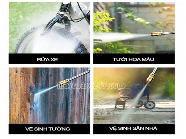Ứng dụng máy rửa xe Haloshi