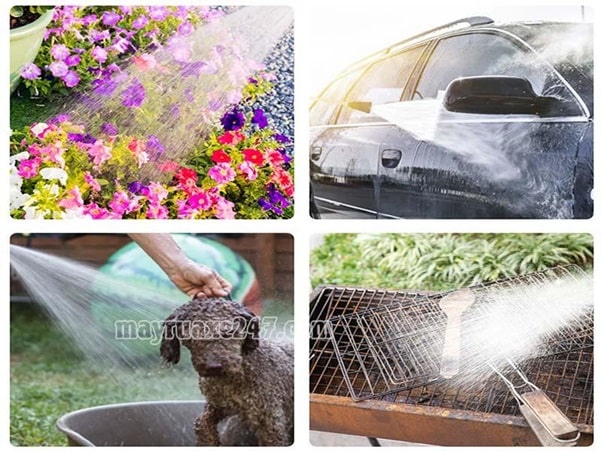 Ứng dụng máy rửa xe Kowon