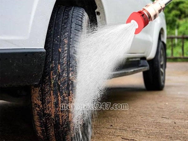 Vận hành máy rửa xe Sakura