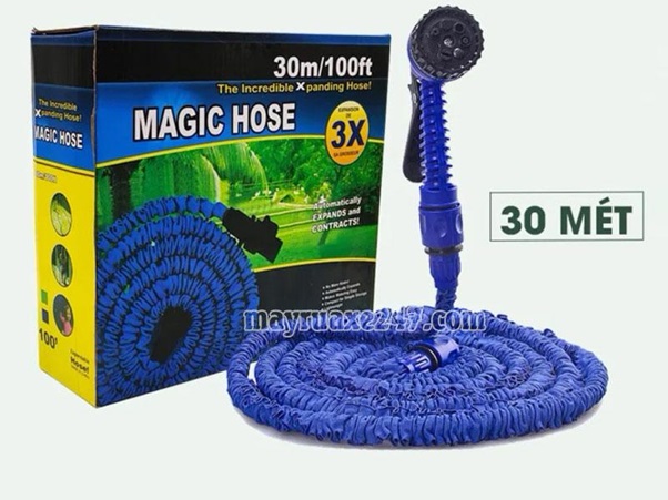 V&ograve;i rửa xe m&aacute;y tăng &aacute;p co gi&atilde;n l&ecirc;n tới 30m