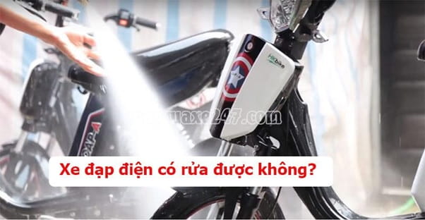 Xe đạp điện có rửa nước được không? Xe đạp điện có rửa nước được không?